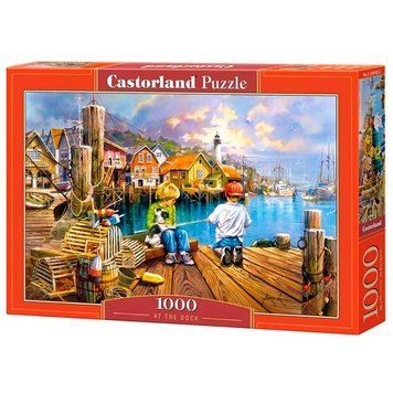Пазлы Castorland 104192 "Рыбалка на пристани" 1000 элементов 117118 фото &mdash; Кузя