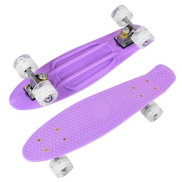 Скейт Пенні Борд (Penny Board) з PU колесами що світяться, для дівчинки 6502 Best Board 138694 фото — Кузя