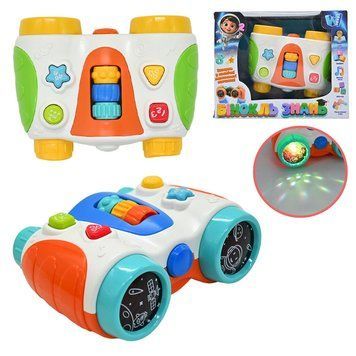 Музыкальная игрушка с подсветкой Бинокль знаний 66770, 2 цвета 184156 фото &mdash; Кузя