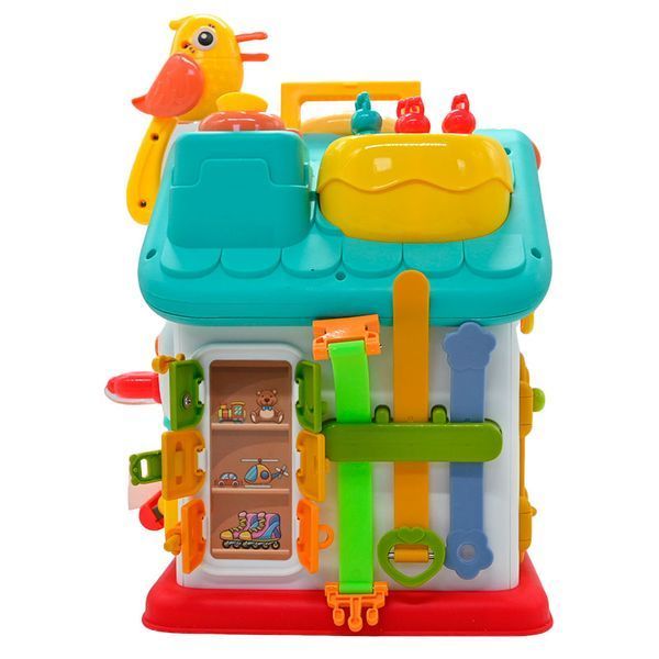Игровой центр Домик бизиборд WToys 62638 укр 186124 фото &mdash; Кузя