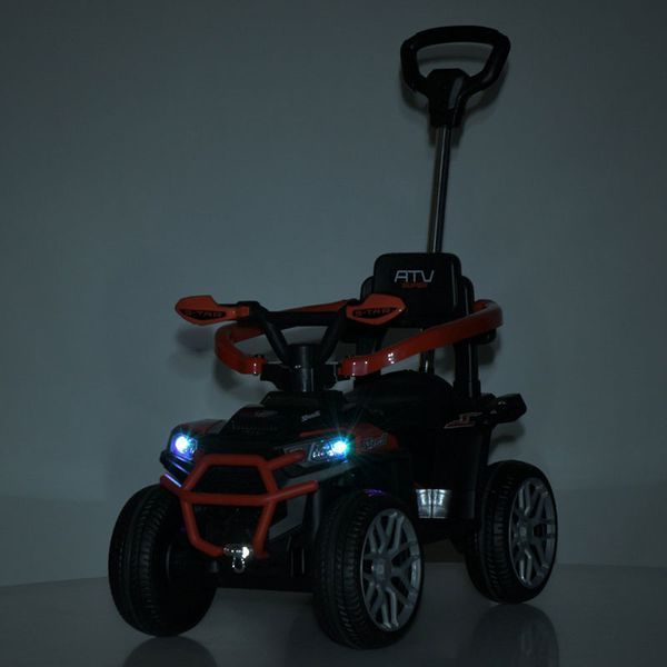 Квадроцикл-толокар для девочки 3в1 Bambi Racer M 6323EBLR-8 с родительской ручкой
