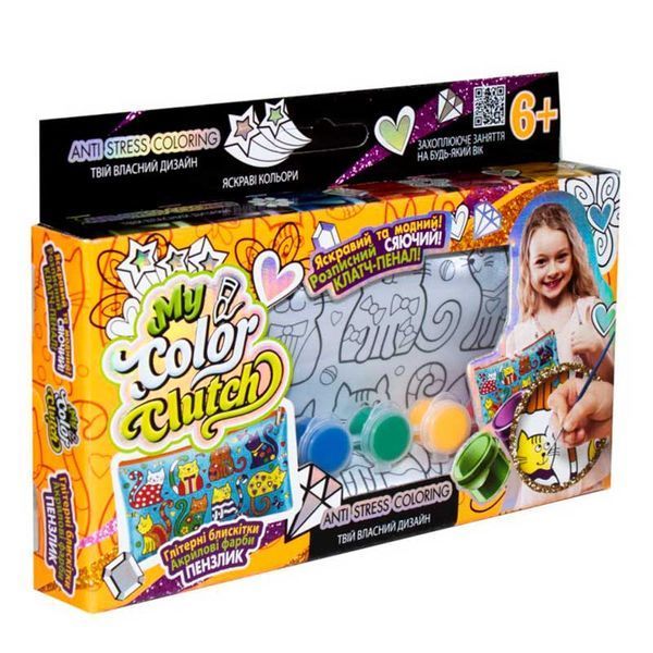Набор для творчества Клатч-раскраска My Color Clutch Danko Toys, микс видов 21708 фото &mdash; Кузя