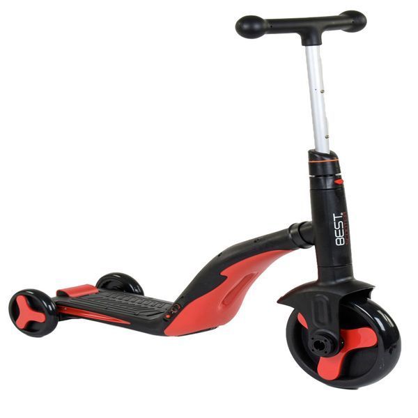 Самокат музыкальный с подсветкой 3 в 1 (Самокат-Беговел-Велосипед) Best Scooter JT 28288 123453 фото &mdash; Кузя