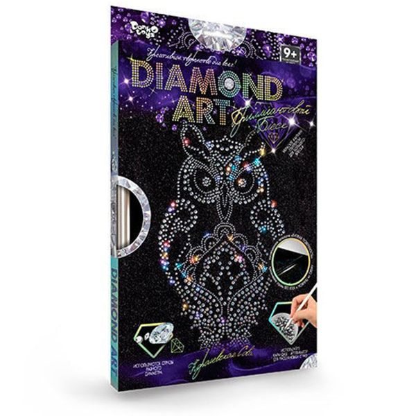 Набор для творчества "Алмазная живопись" DIAMOND ART 96130 фото — Кузя