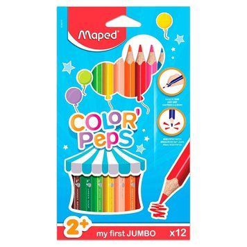Цветные карандаши Jumbo 12 цветов 192013 фото &mdash; Кузя