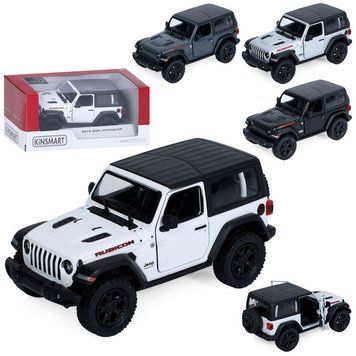Колекційна металева машинка Jeep Wrangler Rubicon Kinsmart KT 5412 W, 3 кольори 191512 фото &mdash; Кузя