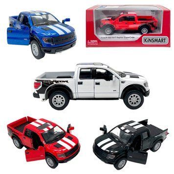 Металлическая машинка "Ford F-150 SVT Raptor" Kinsmart КT 5365 WF, 4 цвета 87099 фото &mdash; Кузя