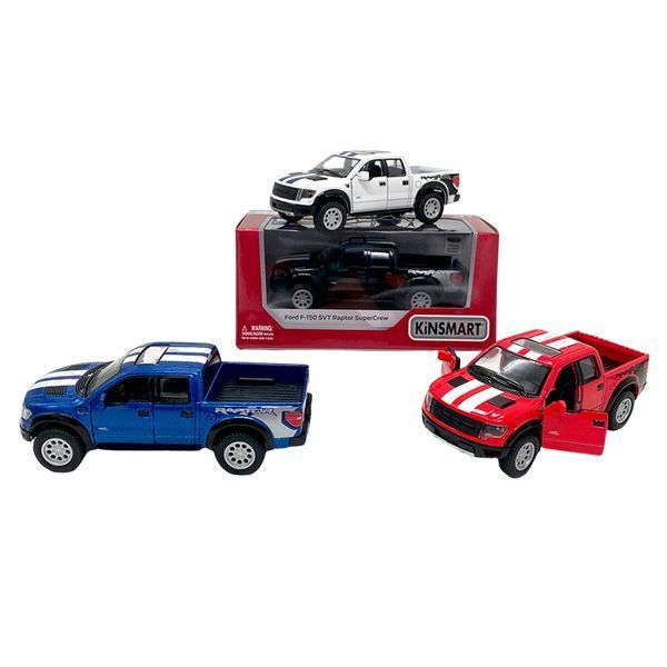 Металлическая машинка "Ford F-150 SVT Raptor" Kinsmart КT 5365 WF, 4 цвета 87099 фото &mdash; Кузя