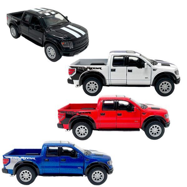 Металлическая машинка "Ford F-150 SVT Raptor" Kinsmart КT 5365 WF, 4 цвета 87099 фото &mdash; Кузя