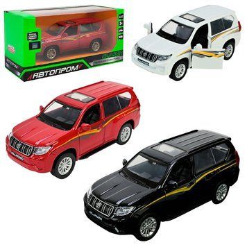 Дитяча машинка Toyota Land Cruiser Prado Автопром 10002, 3 кольори 186832 фото &mdash; Кузя