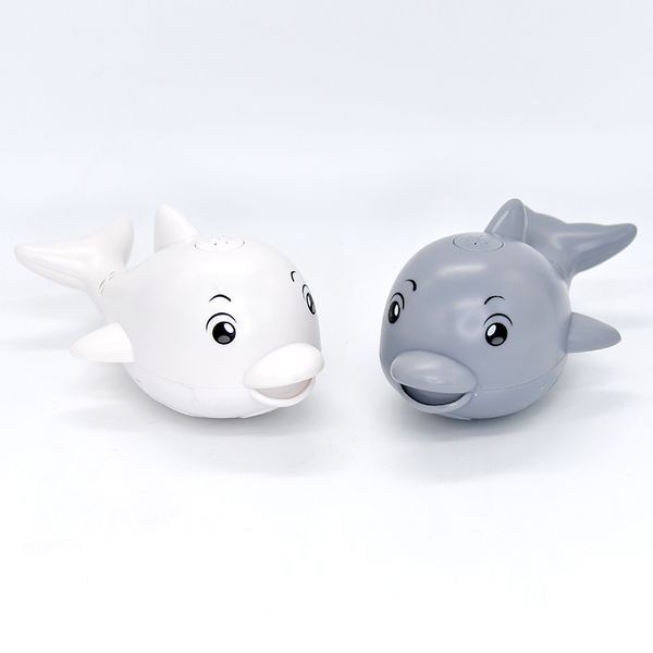 Игрушка для ванной с подсветкой и звуком Дельфин с фонтанчиком 6699, 2 цвета 166107 фото &mdash; Кузя