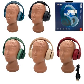 Бездротові навушники Bluetooth C 53215, 5 кольорів 161662 фото