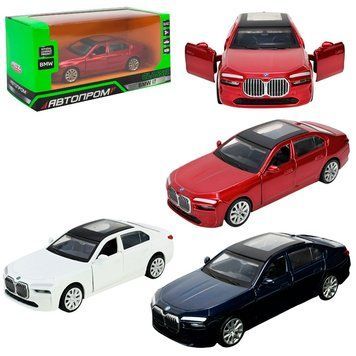 Машинка інерційна BMW i7 G70 Автопром 10012, 3 кольори 186842 фото &mdash; Кузя