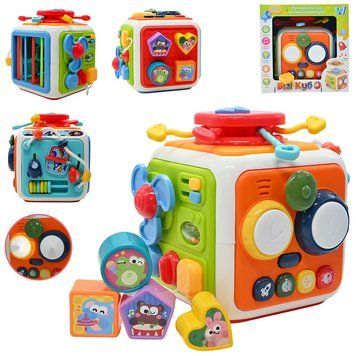 Інтерактивний бізікуб із підсвічуванням WToys 48658 з українським озвученням 193461 фото &mdash; Кузя