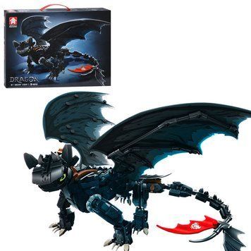 Конструктор Dragon 68259 Ночная Фурия Беззубик на 1026 деталей 192040 фото &mdash; Кузя