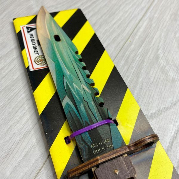 Деревянный игрушечный нож SO-2 "M-9 "Bayonet" Dragon Glass 152494 фото &mdash; Кузя