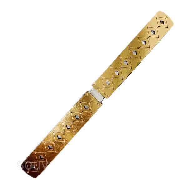 Набір сувенірних дерев'яних ножів Double Tanto Gold 165952 фото &mdash; Кузя