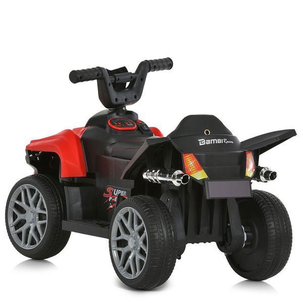 Детский электроквадроцикл с подсветкой Bambi Racer M 6181EL-3 EVA колеса, красный