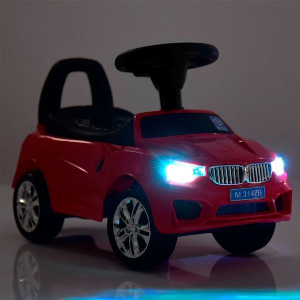 Дитяча каталка-толокар Bambi M 3147A-5 зі світлом та звуком, зелена 191087 фото &mdash; Кузя
