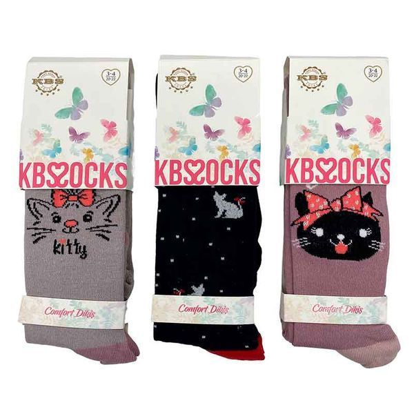 Колготы детские для девочки 3-4 года, "KBS" 3 цвета 160914 фото &mdash; Кузя