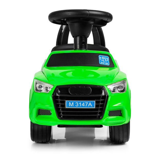 Дитяча каталка-толокар Bambi M 3147A-5 зі світлом та звуком, зелена 191087 фото &mdash; Кузя