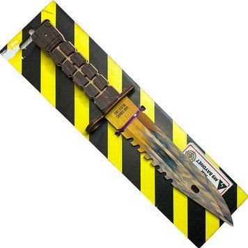 Деревянный игрушечный нож SO-2 "M-9 Bayonet" Frozen 152495 фото &mdash; Кузя