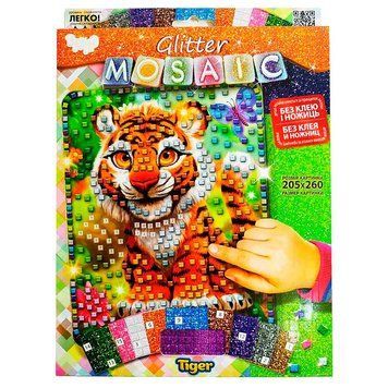 Мозаїка блискуча "Тигреня" БМ 03-03, Danko Toys 137282 фото &mdash; Кузя