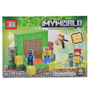 Магнитный конструктор My World 3801 на 50 деталей 192987 фото &mdash; Кузя