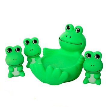 Игрушка пищалка "Жабки" 522-3-4 112670 фото &mdash; Кузя