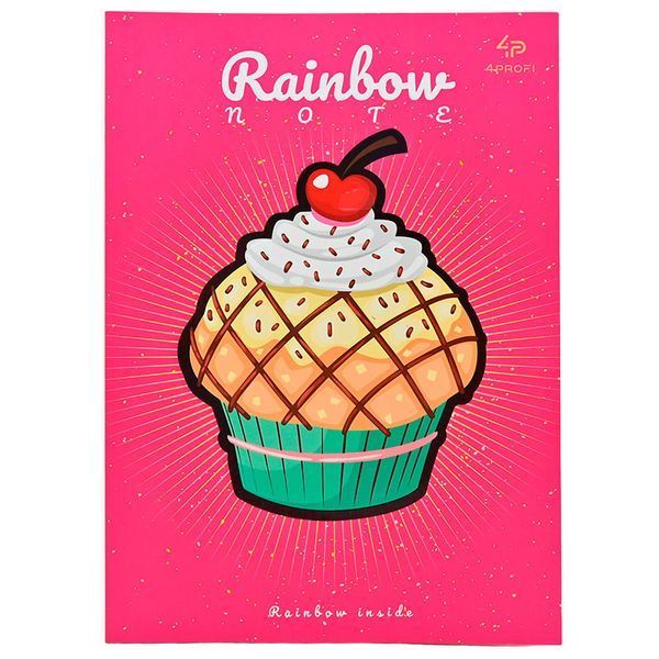 Блокнот Profiplan Rainbow note Cake А5, 48 арк 182411 фото &mdash; Кузя