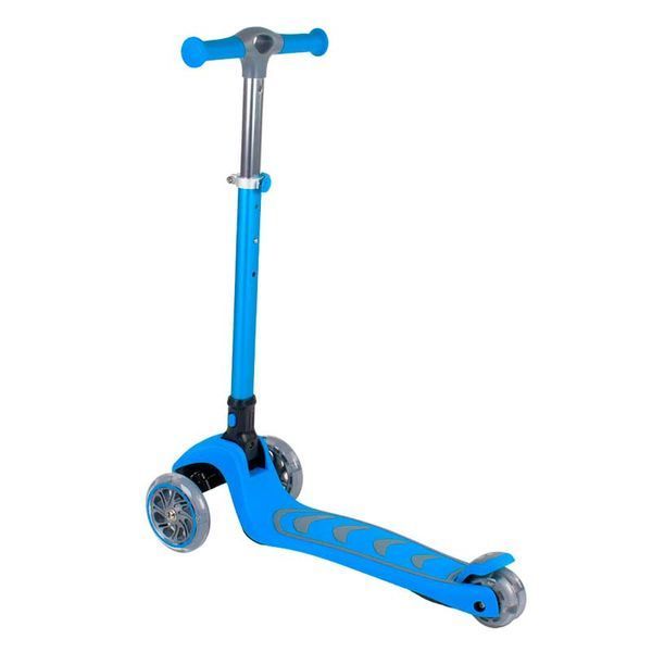 Самокат трехколесный складной со светящимися колесами Best Scooter 38603 130884 фото &mdash; Кузя