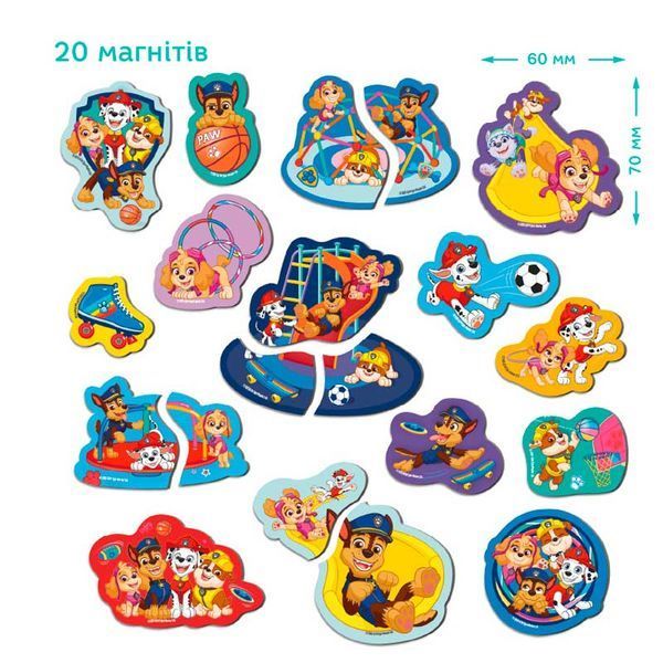 Набір магнітів Ігровий майданчик 20 шт Dodo 200668 190615 фото &mdash; Кузя
