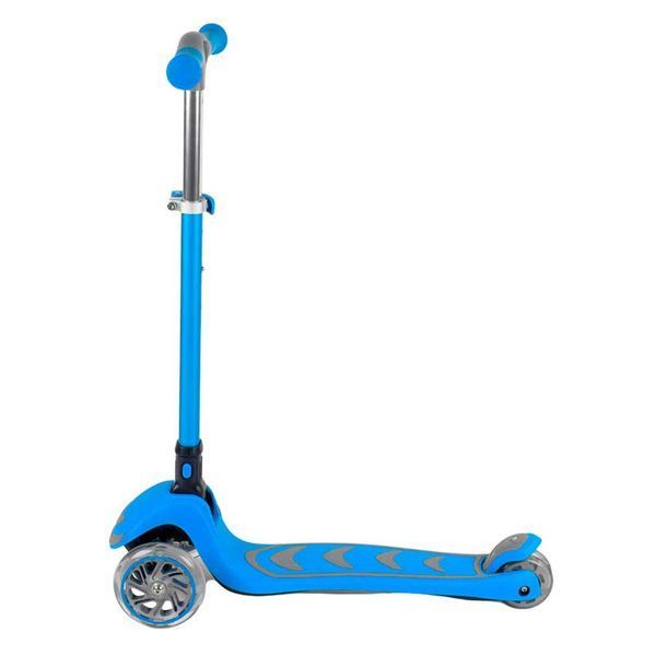 Самокат трехколесный складной со светящимися колесами Best Scooter 38603 130884 фото &mdash; Кузя
