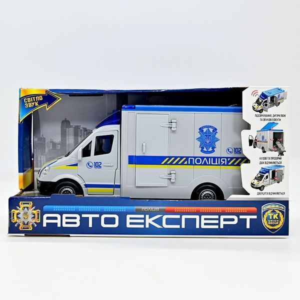 Полицейская машинка инерционная с украинской озвучкой Автоэксперт TK 73429 187929 фото &mdash; Кузя